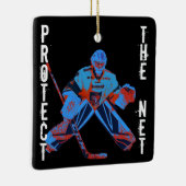 Ice Hockey Goalie Sports Kerstboom Ornament (Rechts)