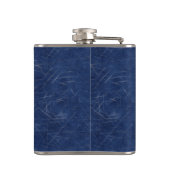 Ice Hockey Goalie Typography Hip Flask Heupfles (Achterkant)