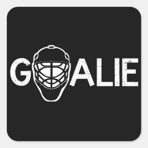 Ice Hockey Goalie Vierkante Sticker