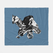 Ice Hockey Goalie - Winter Sport Fleece Deken (Voorkant (Horizontaal))