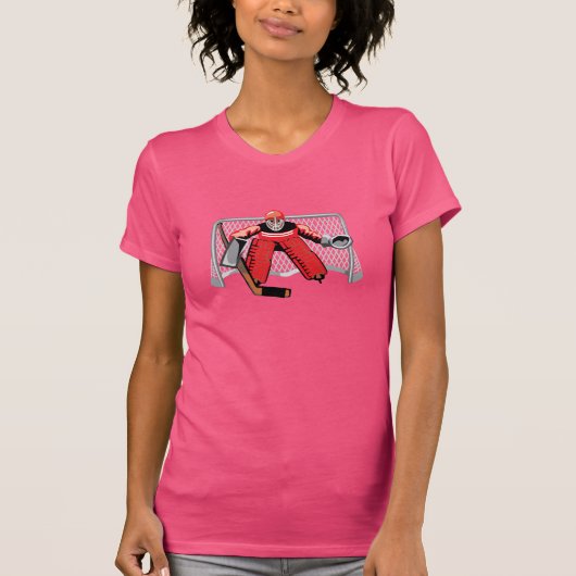 Ice Hockey Goalie Womens T-Shirt (Voorkant)