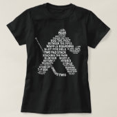 Ice Hockey Goalie Word Art Essential T Shirt (Design voorkant)