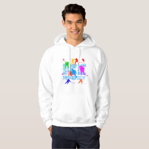 Ice Hockey grappig elegant Hoodie