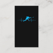 Ice Hockey Heartbeat Visitekaartje (Voorkant)