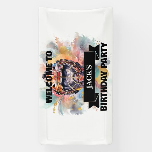 Ice Hockey Helmet Spandoek (Verticaal)