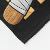 Ice Hockey Ice Cream Drip Boys American Flag Youth Fleece Deken (Hoek)