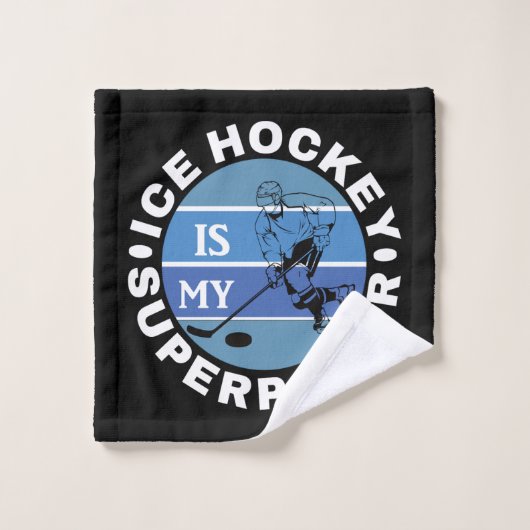 Ice Hockey is mijn Superpower Bad Handdoek (Wasdoekje)