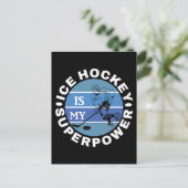 Ice Hockey is mijn Superpower Briefkaart (Staand voorkant)