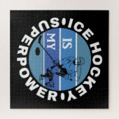 Ice Hockey is mijn Superpower Legpuzzel (Horizontaal)