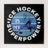 Ice Hockey is mijn Superpower Legpuzzel (Verticaal)