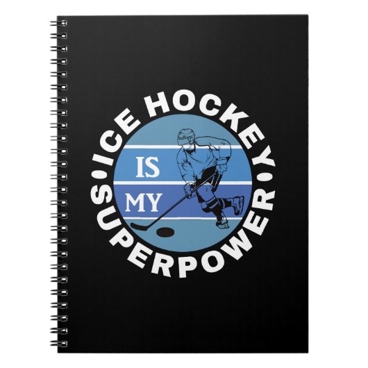 Ice Hockey is mijn Superpower Notitieboek (Voorkant)