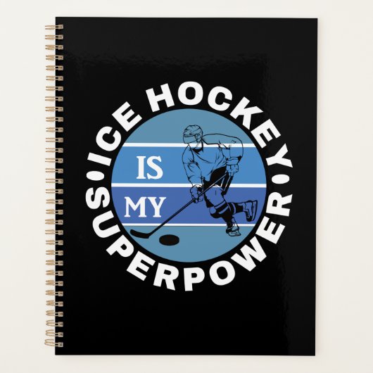 Ice Hockey is mijn Superpower Planner (Voorkant)