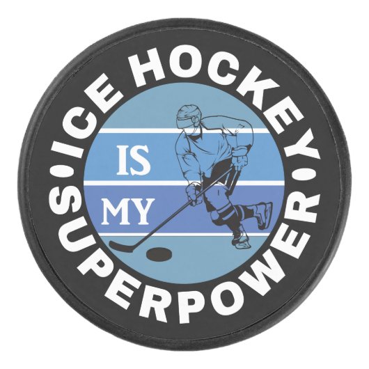 Ice Hockey is mijn Superpower Puck (Voorkant)