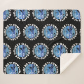 Ice Hockey is mijn Superpower Sherpa Deken (Voorkant (horizontaal))