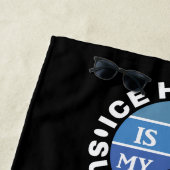 Ice Hockey is mijn Superpower Strandlaken (In situ)