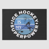 Ice Hockey is mijn Superpower Tissuepapier (Voorkant)