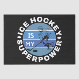 Ice Hockey is mijn Superpower Tissuepapier