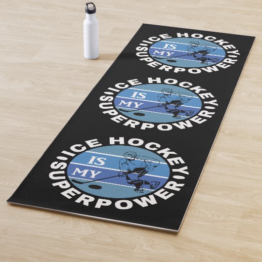 Ice Hockey is mijn Superpower Yogamat (In situ)
