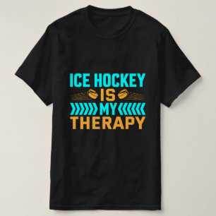 Ice Hockey is mijn therapie T-shirt