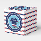 Ice Hockey Jersey 1e Verjaardag Dank u Bedankdoosjes (Voorkant Zijde)