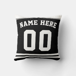 Ice Hockey Jersey Name & Number Sjabloon Pillow Kussen