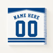  Ice Hockey Jersey Notitieboek (Achterkant)