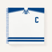Ice Hockey Jersey Notitieboek (Voorkant)