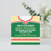 Ice Hockey Jersey ThMED Party nodigt Sjabloon uit Kaart (Staand voorkant)