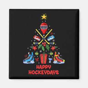 Ice Hockey-kerstboom Ornamenten Fun Xmas Boys Magneet