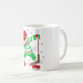 Ice Hockey kerstdabbing Squad Decoras Koffiemok (Voorkant rechts)