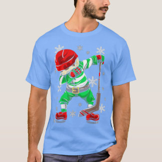 Ice Hockey kerstdabbing Squad Decoras T-shirt