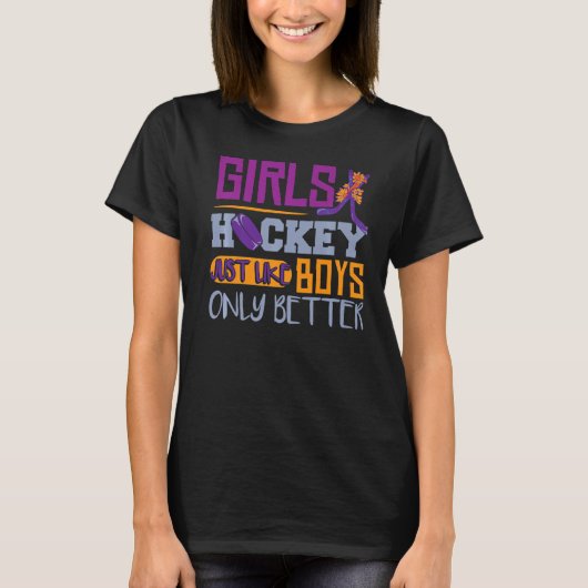 Ice Hockey Kinder T-shirt (Voorkant)