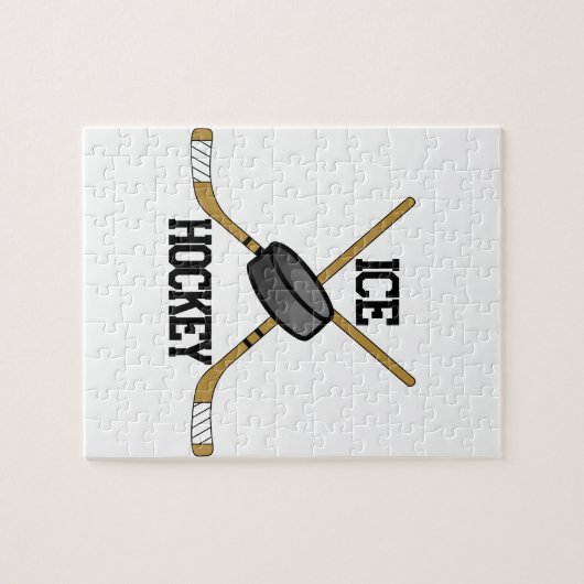 Ice Hockey Legpuzzel (Horizontaal)