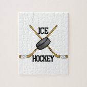 Ice Hockey Legpuzzel (Verticaal)