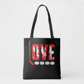 Ice Hockey Love Ice Sports Tote Bag (Voorkant)