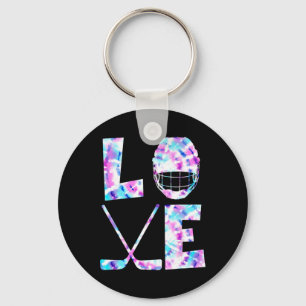 Ice Hockey Lover Gift Co. Liefde IJshockey Meisjes Sleutelhanger