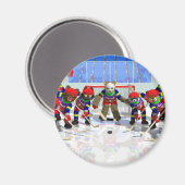 Ice hockey magneet (Voorkant / Achterkant)