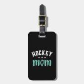 Ice Hockey Mam Proud Moeder Sportspeler Zoon Bagagelabel (Voorkant verticaal)