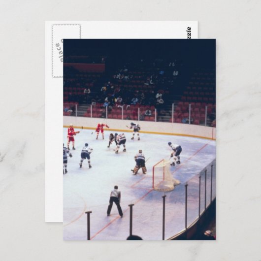  Ice Hockey Match Briefkaart (Voorkant / Achterkant)