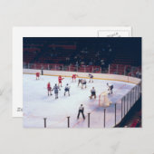 Ice Hockey Match Briefkaart (Voorkant / Achterkant)