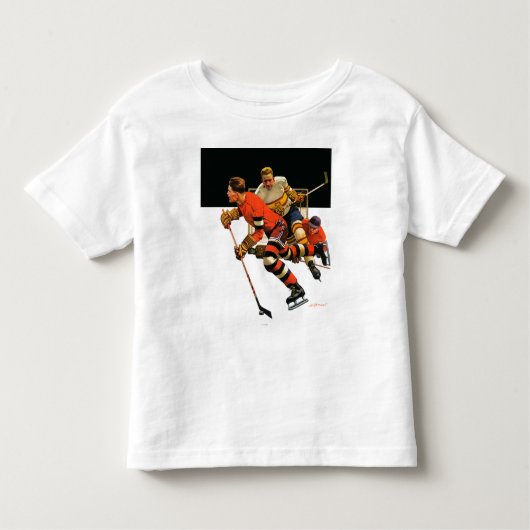 Ice Hockey Match Kinder Shirts (Voorkant)
