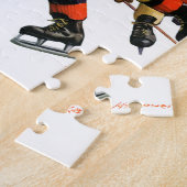 Ice Hockey Match Legpuzzel (Zijkant)