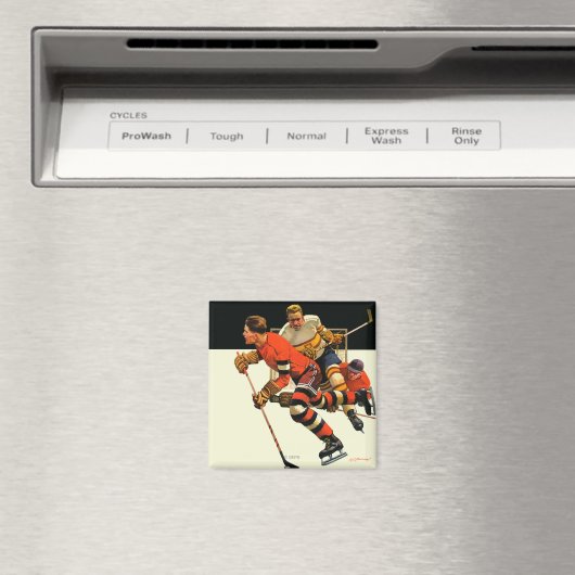 Ice Hockey Match Magneet (Insitu (Vaatwasser))