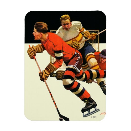 Ice Hockey Match Magneet (Verticaal)