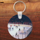 Ice Hockey Match Sleutelhanger (Voorkant)