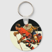 Ice Hockey Match Sleutelhanger (Voorkant)