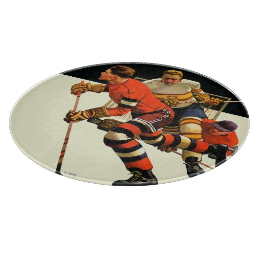 Ice Hockey Match Snijplank (Hoek)