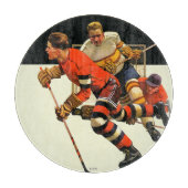 Ice Hockey Match Snijplank (Voorkant)