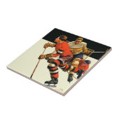 Ice Hockey Match Tegeltje (Zijkant)