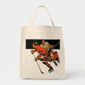 Ice Hockey Match Tote Bag (Voorkant)